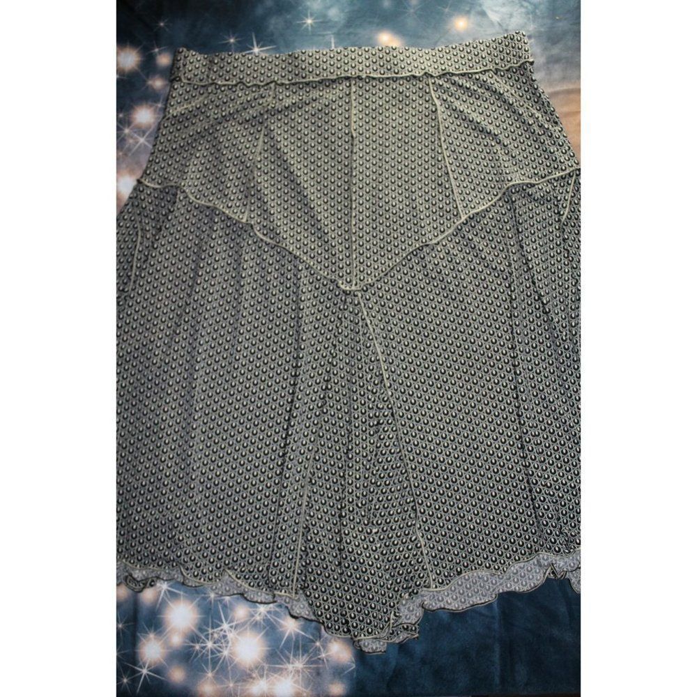 Max Studio Black & White Skirt‎ w/Pockets - Size Large